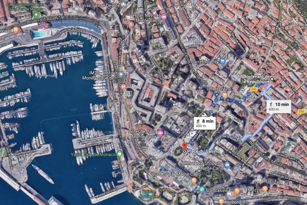 Monaco Central 1 Bedroom Appartement Босолей Экстерьер фото